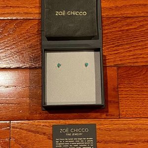 ZOE CHICCO 14K Turquoise Stud Earrings